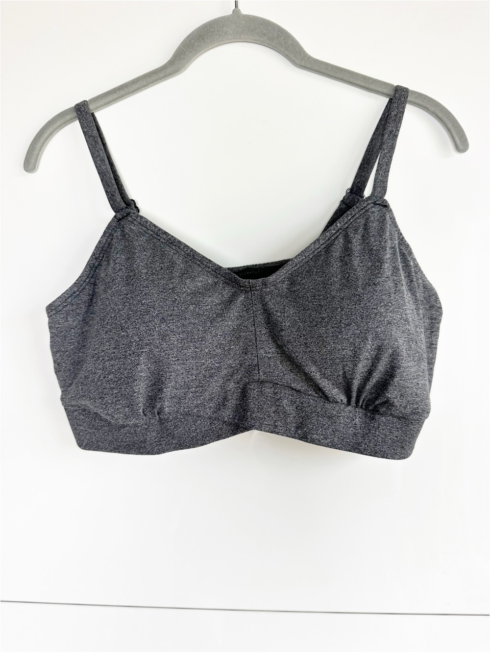 Torrid Lightly Lined Smooth Cross-Front Bralette Gray Size 0 (Large) - Picture 2 of 6